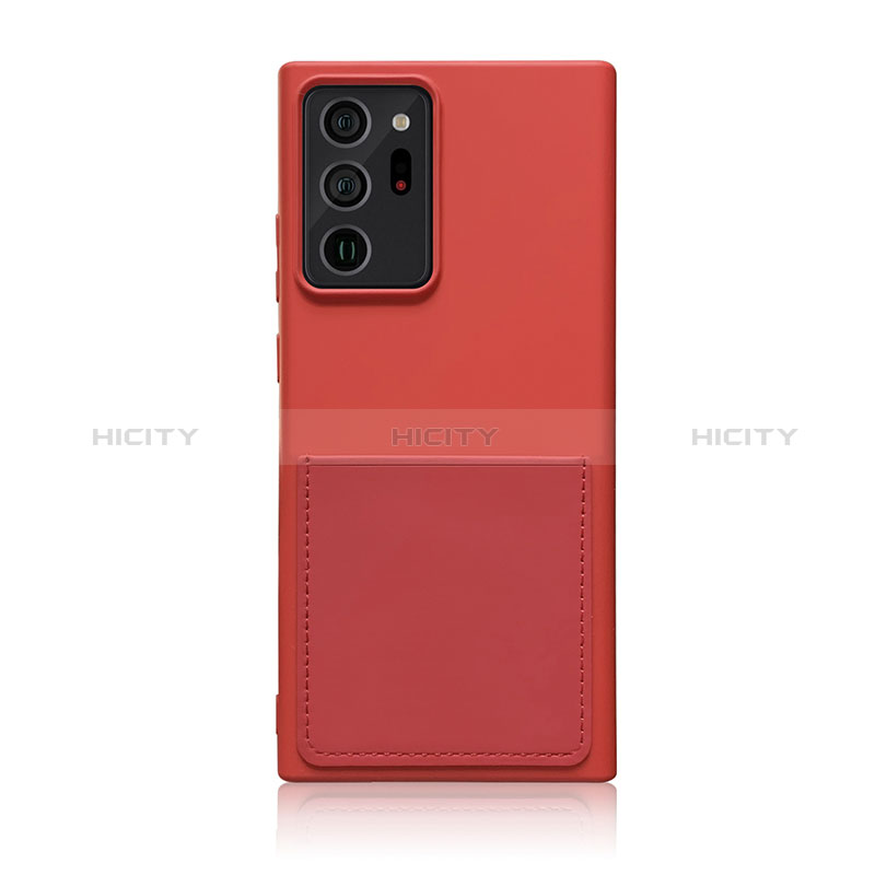 Custodia Silicone Ultra Sottile Morbida 360 Gradi Cover MJ1 per Samsung Galaxy Note 20 Ultra 5G Rosso