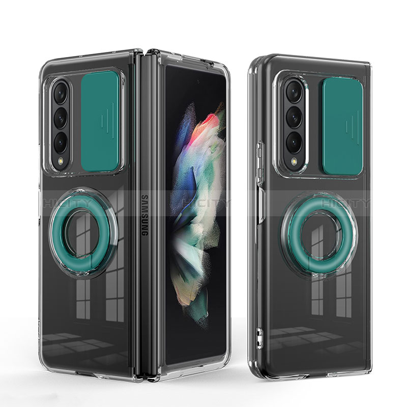 Custodia Silicone Ultra Sottile Morbida 360 Gradi Cover MJ1 per Samsung Galaxy Z Fold3 5G