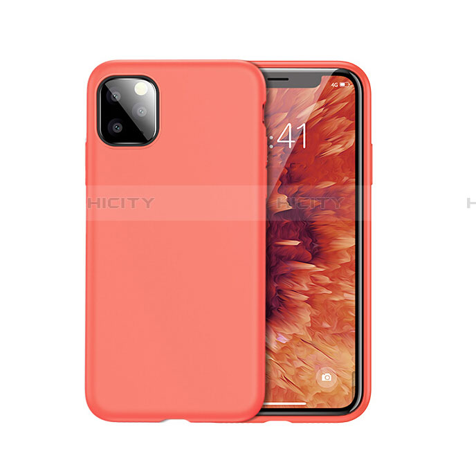 Custodia Silicone Ultra Sottile Morbida 360 Gradi Cover per Apple iPhone 11 Pro Arancione