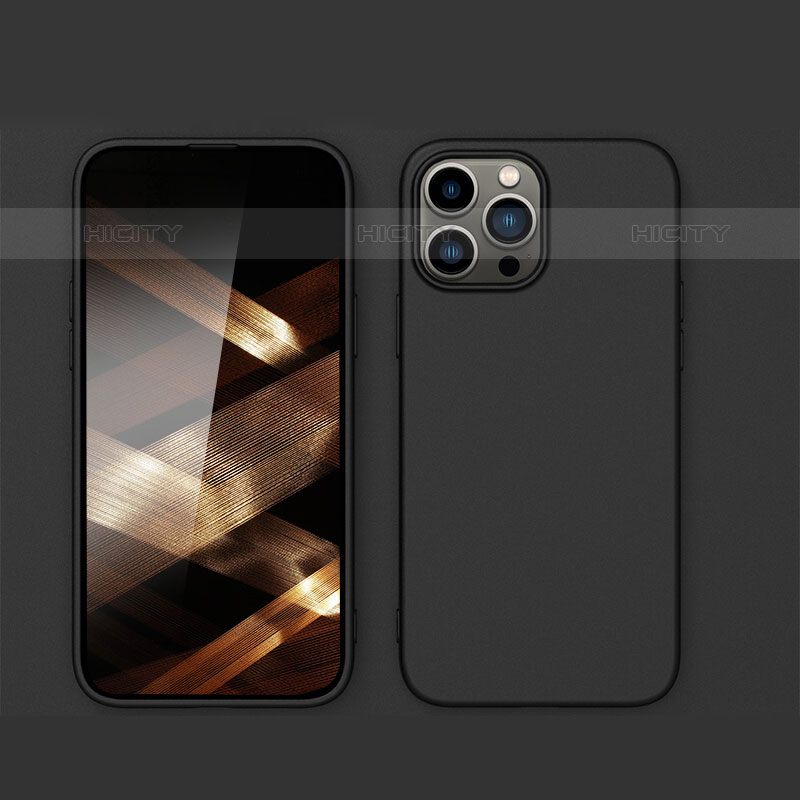 Custodia Silicone Ultra Sottile Morbida 360 Gradi Cover per Apple iPhone 15 Pro