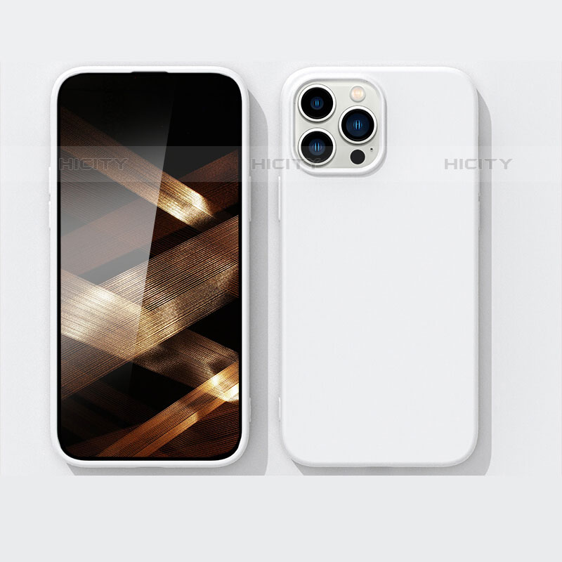 Custodia Silicone Ultra Sottile Morbida 360 Gradi Cover per Apple iPhone 15 Pro