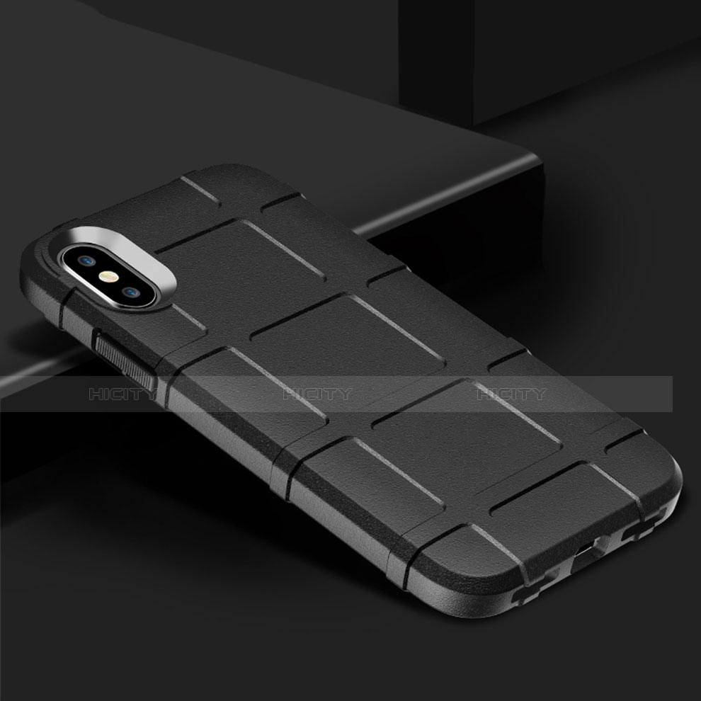 Custodia Silicone Ultra Sottile Morbida 360 Gradi Cover per Apple iPhone X