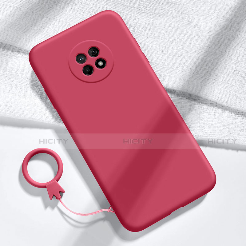 Custodia Silicone Ultra Sottile Morbida 360 Gradi Cover per Huawei Enjoy 20 Plus 5G Rosso