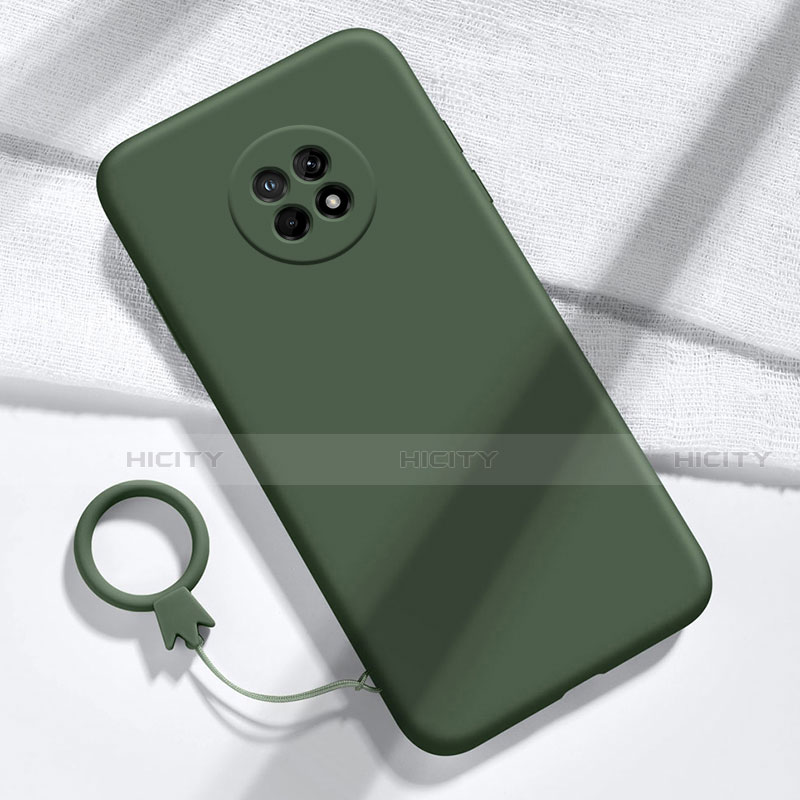 Custodia Silicone Ultra Sottile Morbida 360 Gradi Cover per Huawei Enjoy 20 Plus 5G Verde Notte