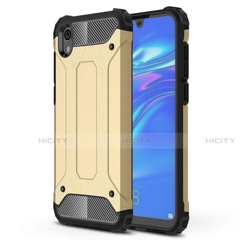 Custodia Silicone Ultra Sottile Morbida 360 Gradi Cover per Huawei Enjoy 8S Oro