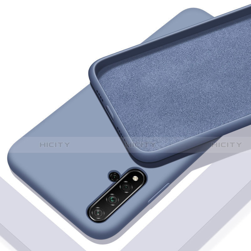 Custodia Silicone Ultra Sottile Morbida 360 Gradi Cover per Huawei Honor 20 Cielo Blu
