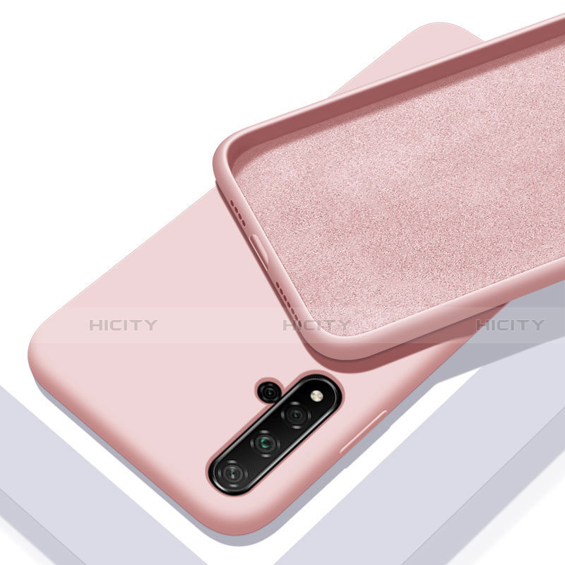 Custodia Silicone Ultra Sottile Morbida 360 Gradi Cover per Huawei Honor 20S Oro Rosa