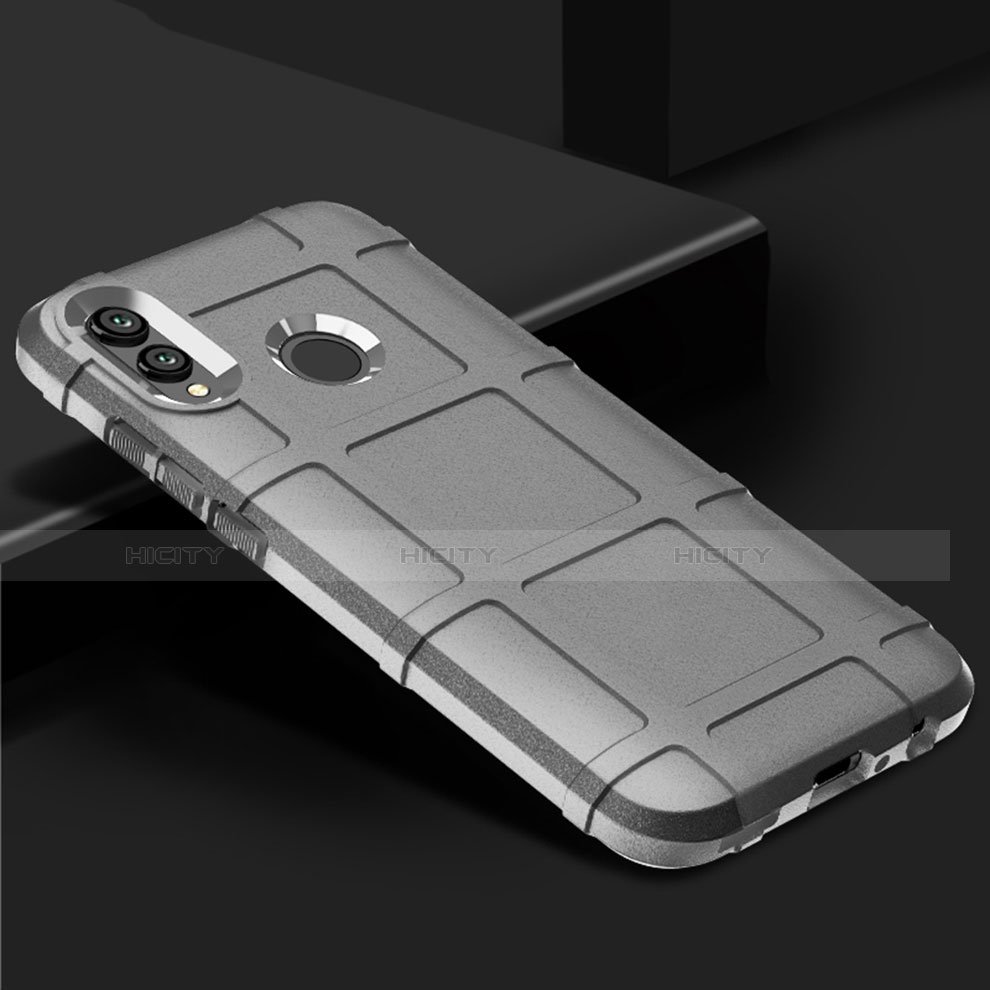 Custodia Silicone Ultra Sottile Morbida 360 Gradi Cover per Huawei Honor 8X Argento