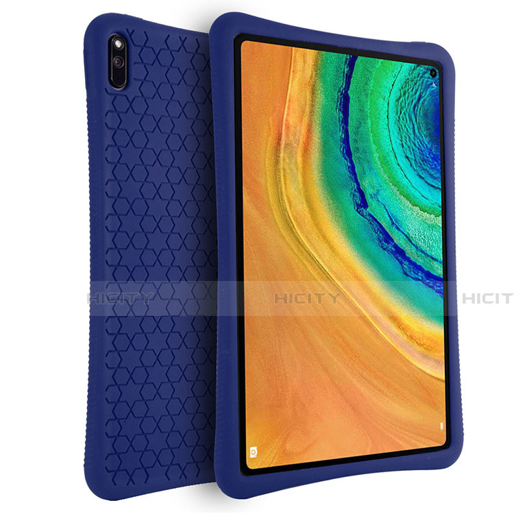 Custodia Silicone Ultra Sottile Morbida 360 Gradi Cover per Huawei MatePad Pro Blu Notte