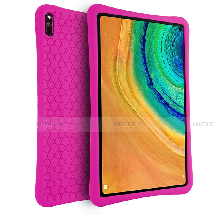 Custodia Silicone Ultra Sottile Morbida 360 Gradi Cover per Huawei MatePad Pro Viola