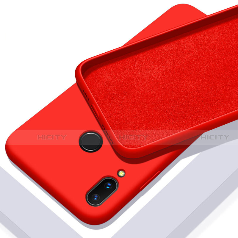 Custodia Silicone Ultra Sottile Morbida 360 Gradi Cover per Huawei Nova 3i Rosso