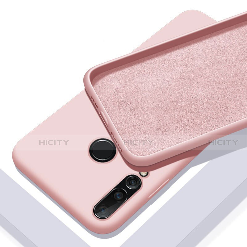 Custodia Silicone Ultra Sottile Morbida 360 Gradi Cover per Huawei Nova 5i Oro Rosa