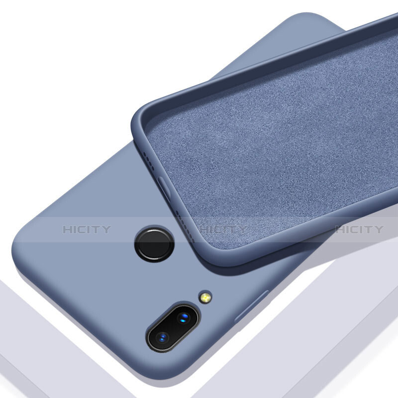 Custodia Silicone Ultra Sottile Morbida 360 Gradi Cover per Huawei P Smart+ Plus Blu