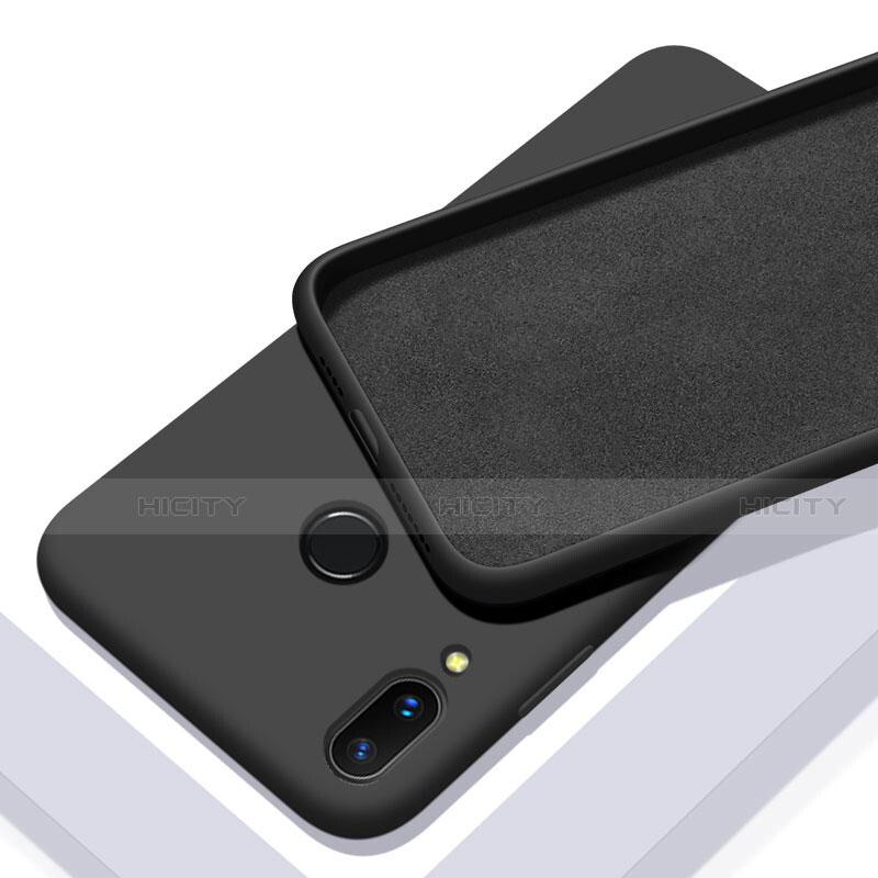 Custodia Silicone Ultra Sottile Morbida 360 Gradi Cover per Huawei P Smart+ Plus Nero
