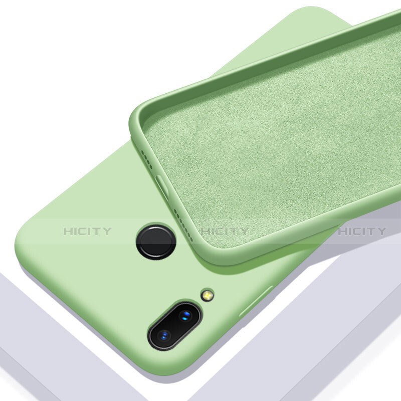 Custodia Silicone Ultra Sottile Morbida 360 Gradi Cover per Huawei P Smart+ Plus Verde