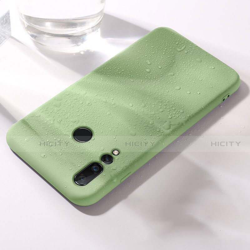 Custodia Silicone Ultra Sottile Morbida 360 Gradi Cover per Huawei P30 Lite New Edition Verde