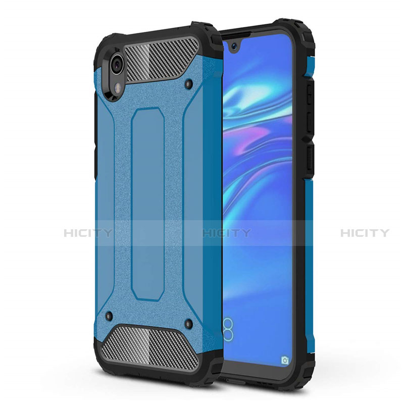 Custodia Silicone Ultra Sottile Morbida 360 Gradi Cover per Huawei Y5 (2019) Blu