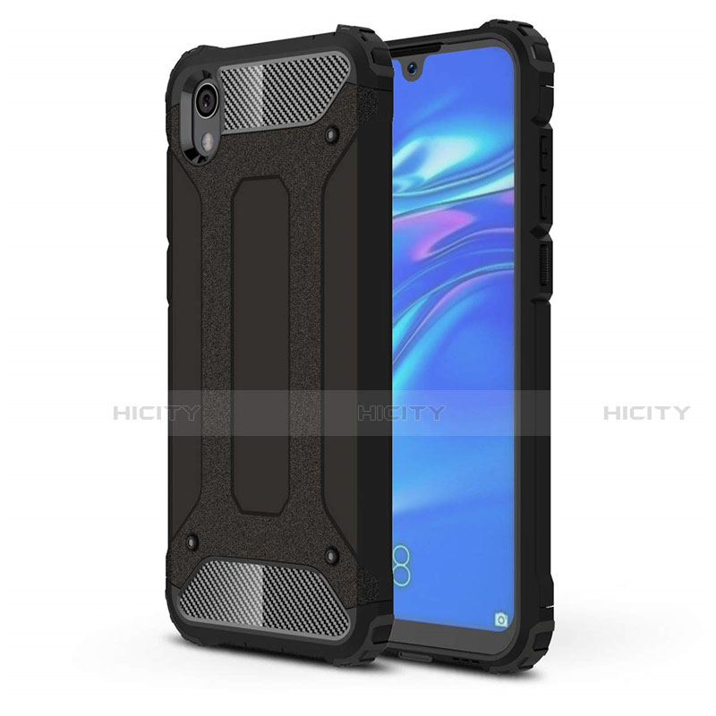 Custodia Silicone Ultra Sottile Morbida 360 Gradi Cover per Huawei Y5 (2019) Nero