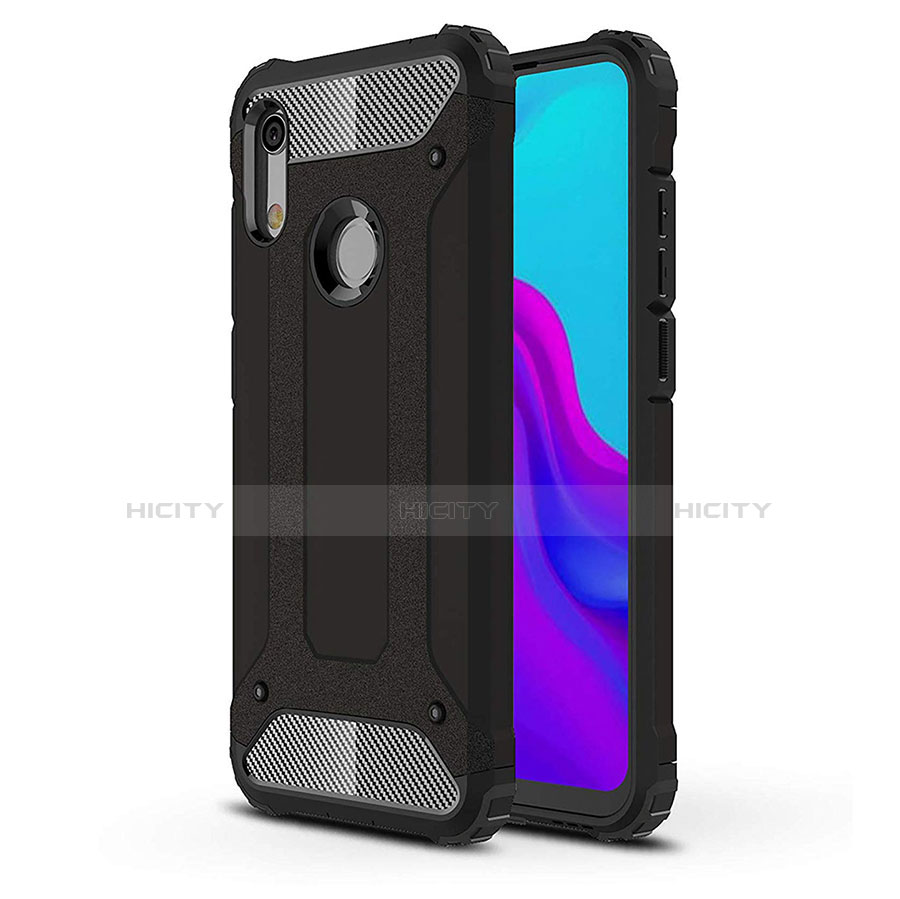 Custodia Silicone Ultra Sottile Morbida 360 Gradi Cover per Huawei Y6 Pro (2019) Nero