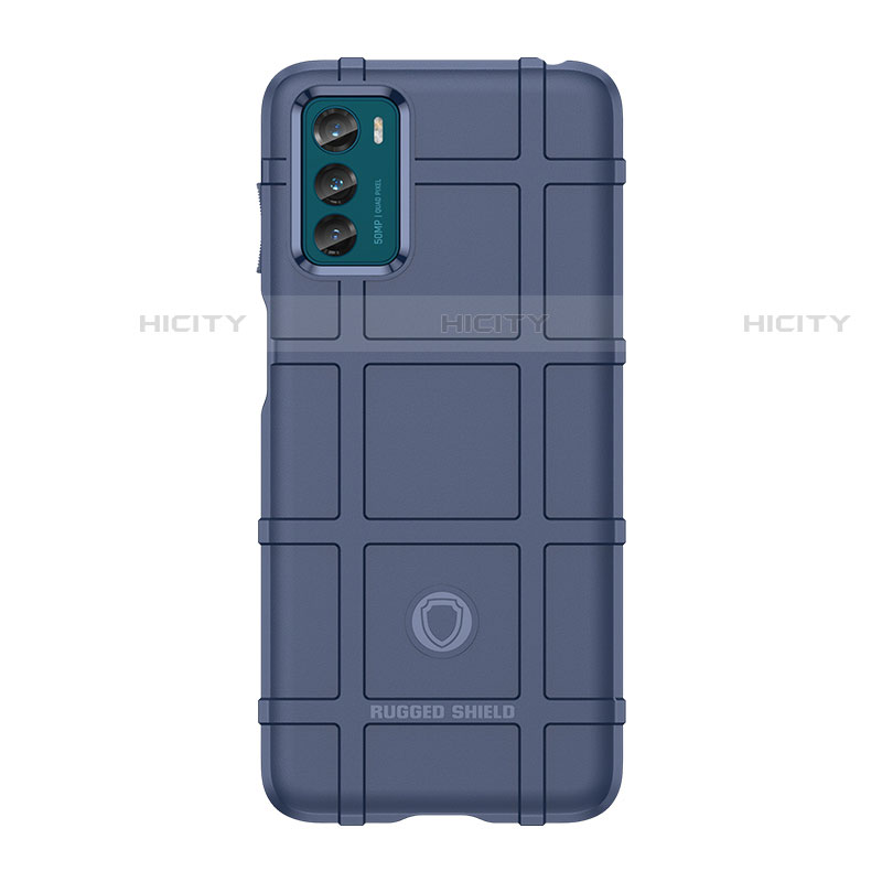 Custodia Silicone Ultra Sottile Morbida 360 Gradi Cover per Motorola Moto G42 Blu