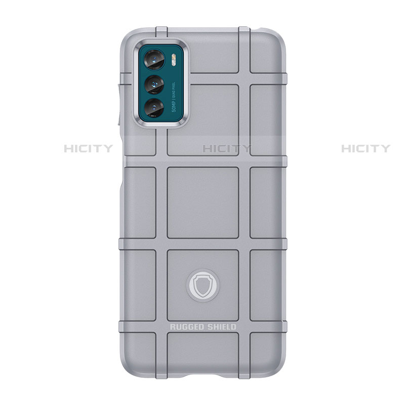 Custodia Silicone Ultra Sottile Morbida 360 Gradi Cover per Motorola Moto G42 Grigio