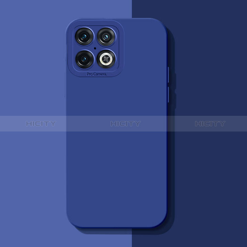 Custodia Silicone Ultra Sottile Morbida 360 Gradi Cover per OnePlus 10 Pro 5G Blu