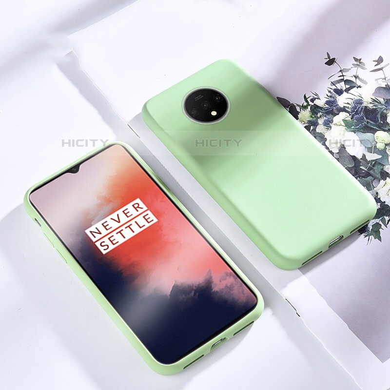 Custodia Silicone Ultra Sottile Morbida 360 Gradi Cover per OnePlus 7T Verde