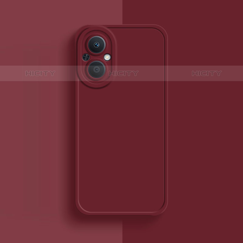Custodia Silicone Ultra Sottile Morbida 360 Gradi Cover per OnePlus Nord N20 5G Rosso