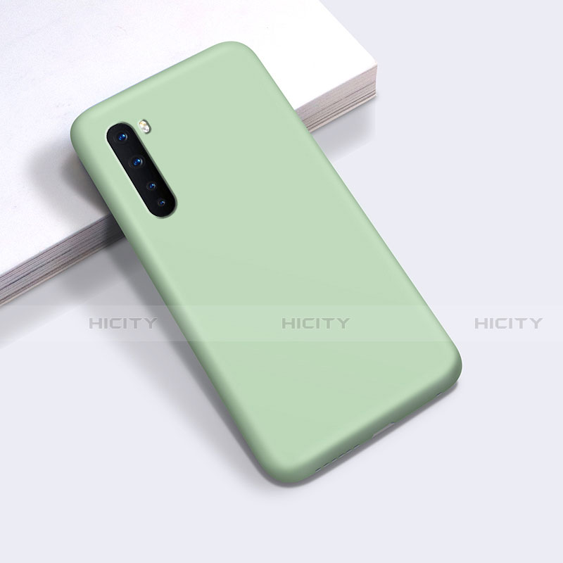 Custodia Silicone Ultra Sottile Morbida 360 Gradi Cover per OnePlus Nord Verde Pastello