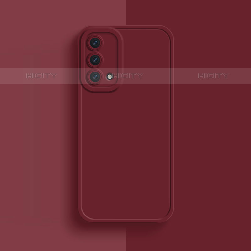 Custodia Silicone Ultra Sottile Morbida 360 Gradi Cover per Oppo A93 5G Rosso