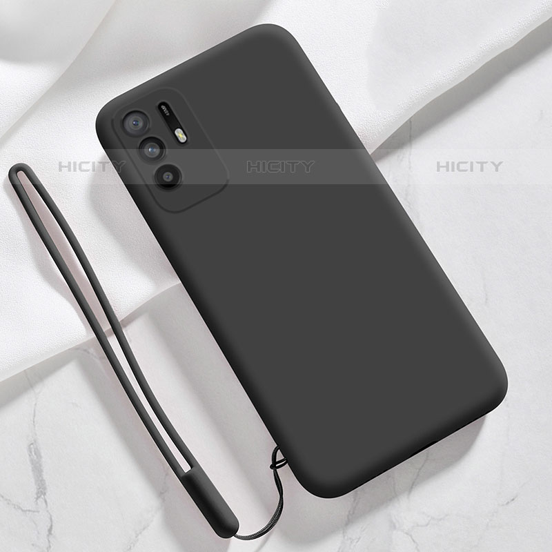 Custodia Silicone Ultra Sottile Morbida 360 Gradi Cover per Oppo A94 5G Nero