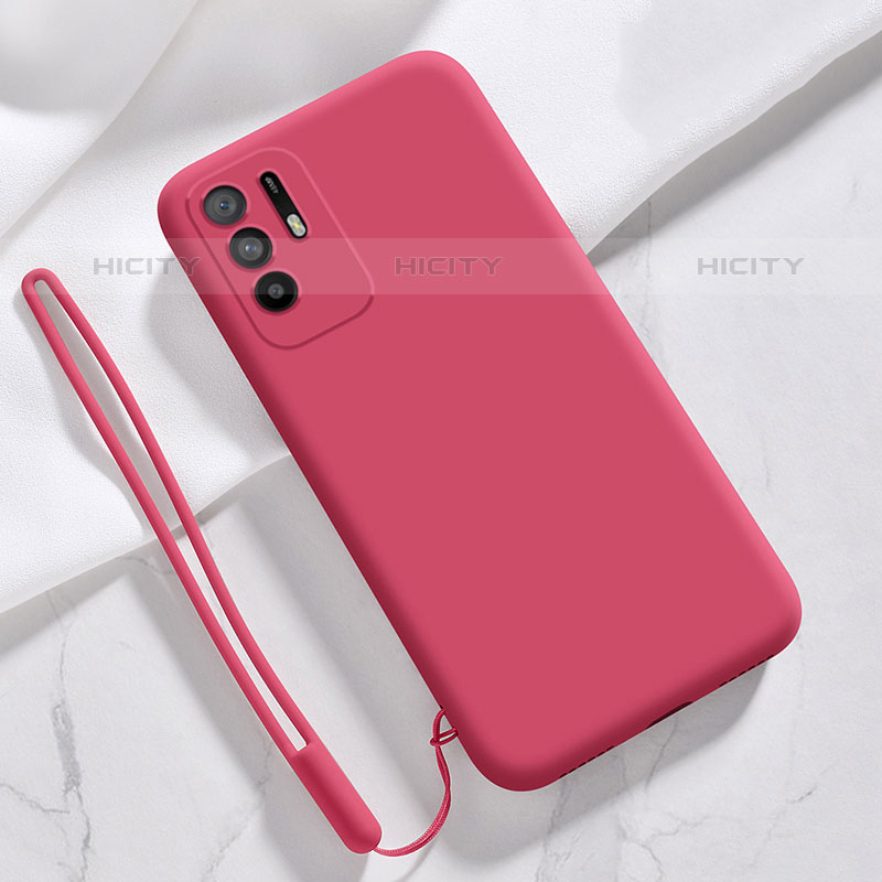 Custodia Silicone Ultra Sottile Morbida 360 Gradi Cover per Oppo A94 5G Rosso