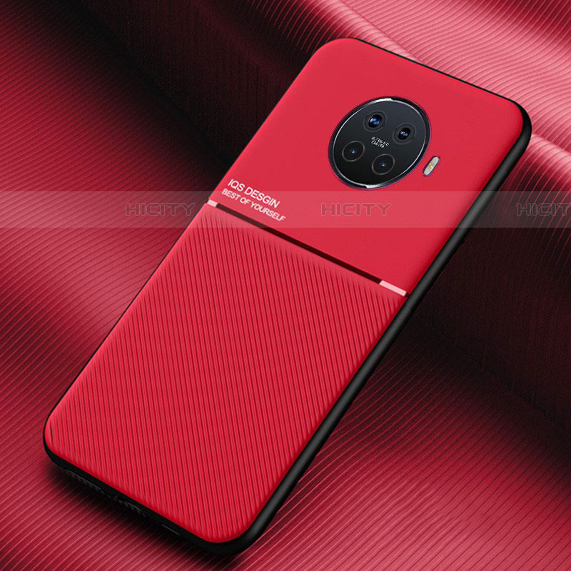 Custodia Silicone Ultra Sottile Morbida 360 Gradi Cover per Oppo Ace2 Rosso