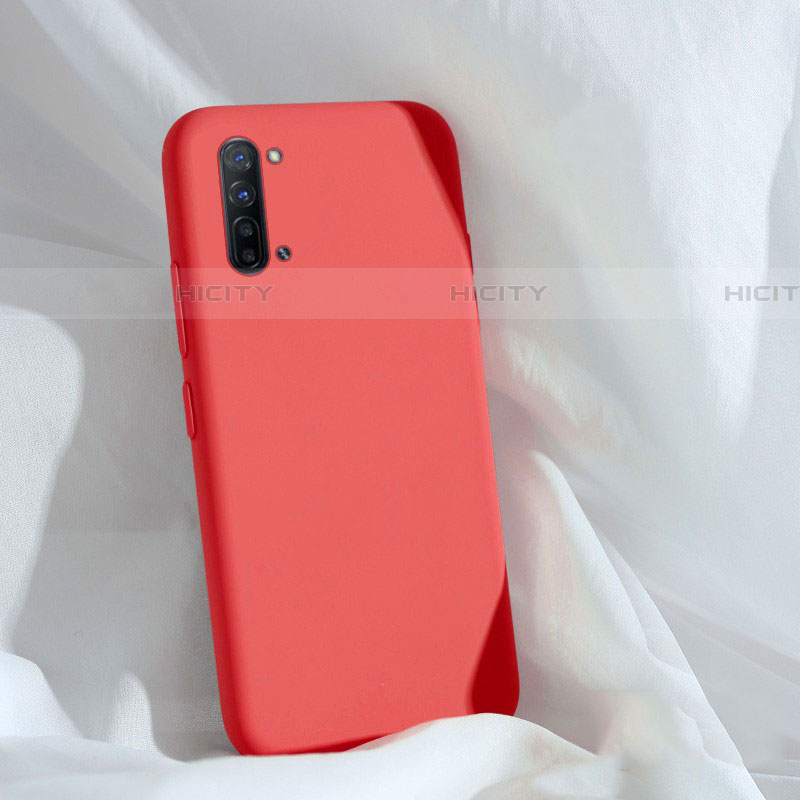 Custodia Silicone Ultra Sottile Morbida 360 Gradi Cover per Oppo Find X2 Lite Rosso