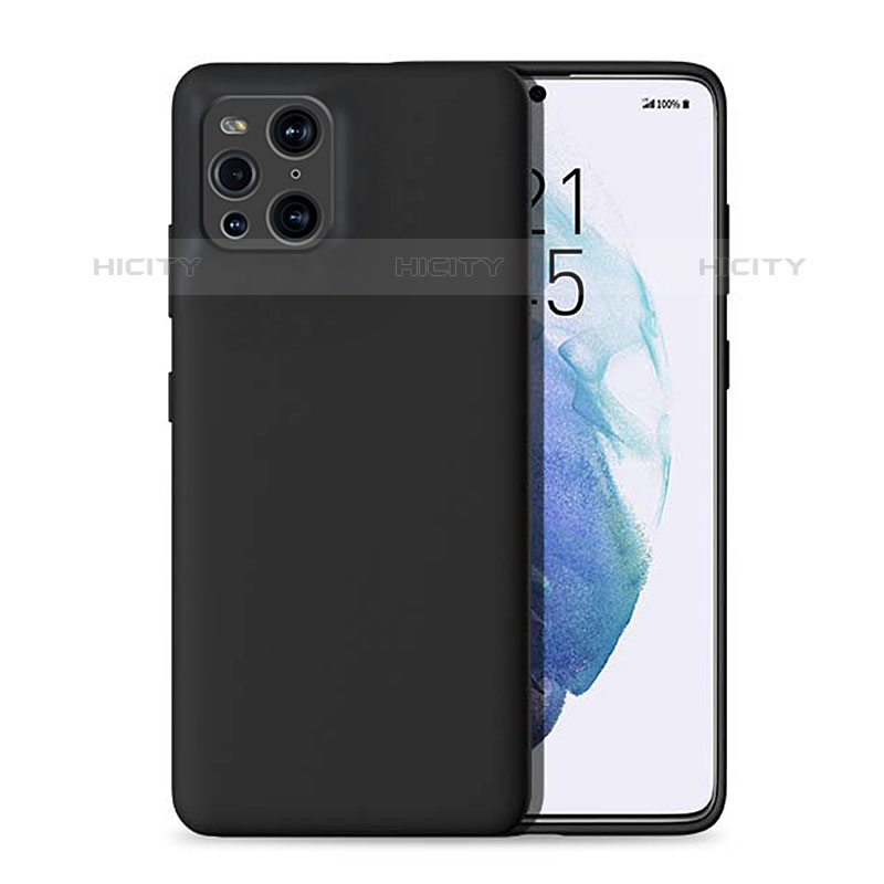 Custodia Silicone Ultra Sottile Morbida 360 Gradi Cover per Oppo Find X3 Pro 5G