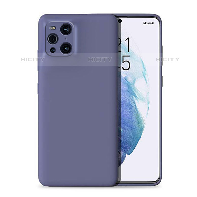 Custodia Silicone Ultra Sottile Morbida 360 Gradi Cover per Oppo Find X3 Pro 5G