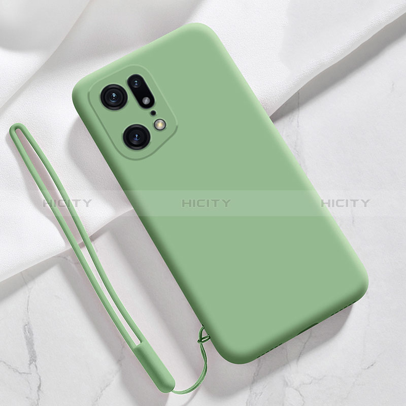 Custodia Silicone Ultra Sottile Morbida 360 Gradi Cover per Oppo Find X5 5G