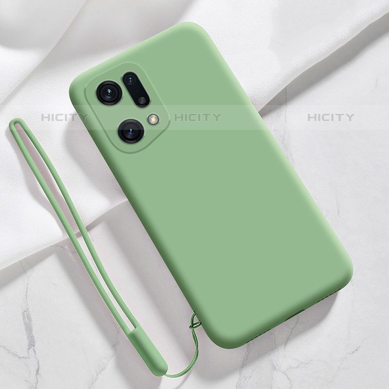 Custodia Silicone Ultra Sottile Morbida 360 Gradi Cover per Oppo Find X5 Pro 5G