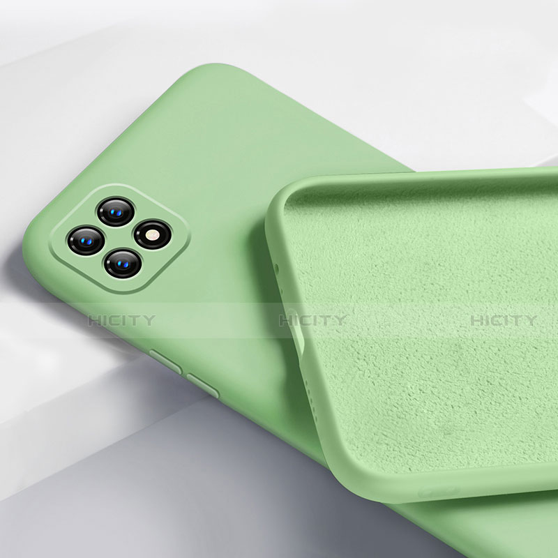 Custodia Silicone Ultra Sottile Morbida 360 Gradi Cover per Oppo Reno4 SE 5G Verde Pastello