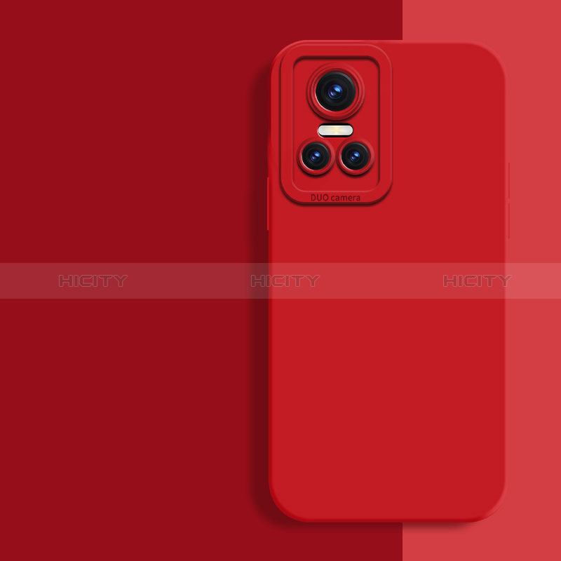 Custodia Silicone Ultra Sottile Morbida 360 Gradi Cover per Realme GT Neo3 5G Rosso