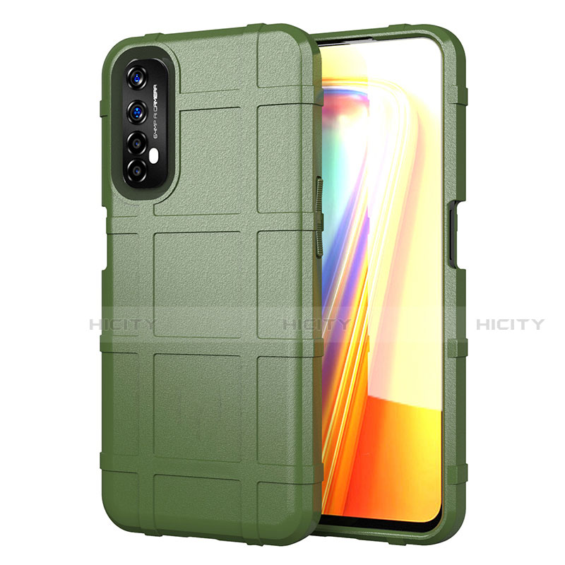 Custodia Silicone Ultra Sottile Morbida 360 Gradi Cover per Realme Narzo 20 Pro Verde Militare