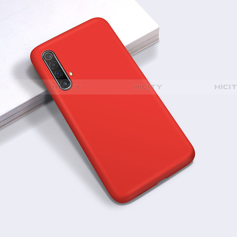 Custodia Silicone Ultra Sottile Morbida 360 Gradi Cover per Realme X50m 5G Rosso