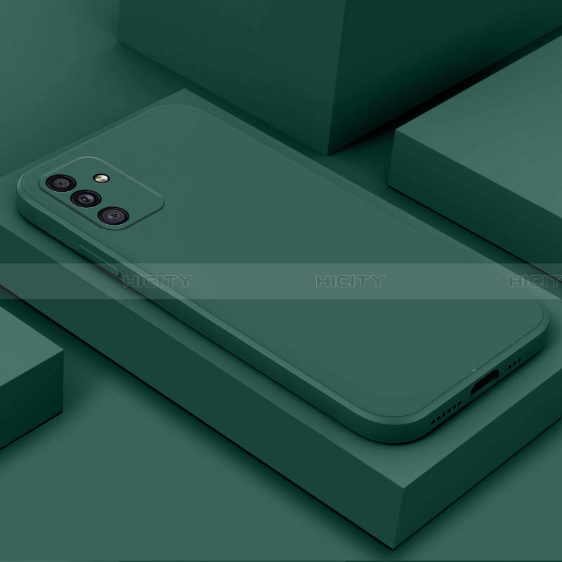 Custodia Silicone Ultra Sottile Morbida 360 Gradi Cover per Samsung Galaxy A14 4G Verde Notte