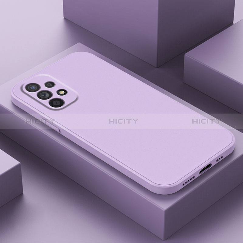 Custodia Silicone Ultra Sottile Morbida 360 Gradi Cover per Samsung Galaxy A23 5G Lavanda
