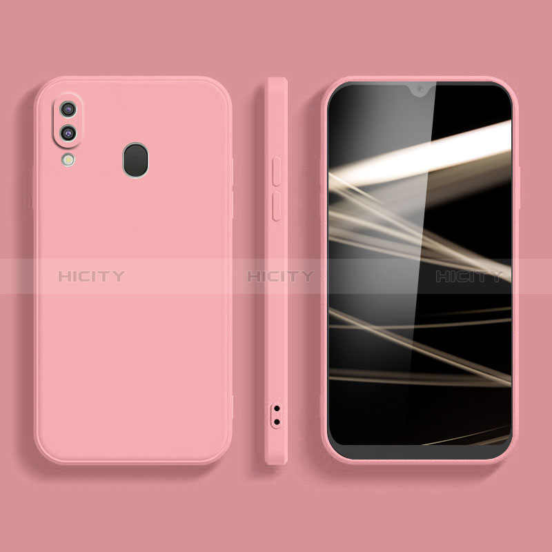 Custodia Silicone Ultra Sottile Morbida 360 Gradi Cover per Samsung Galaxy A30 Rosa