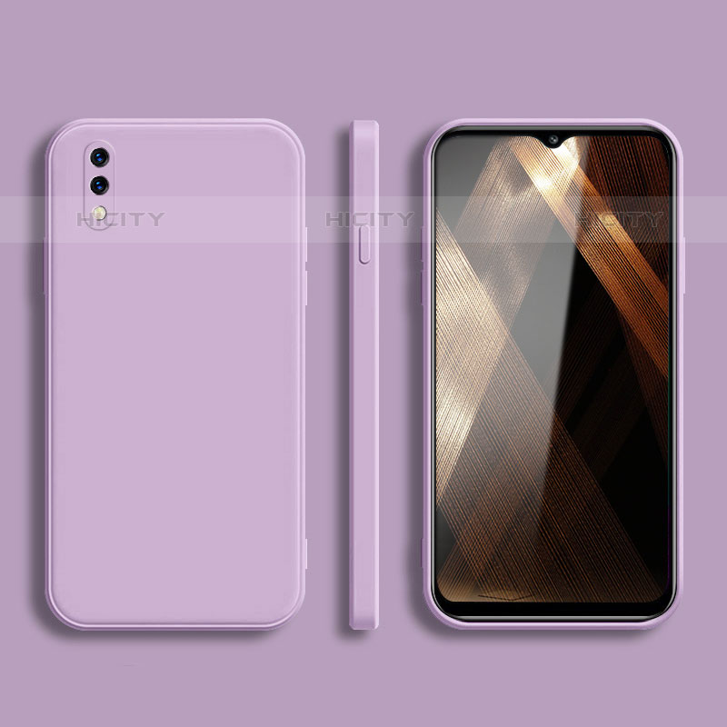 Custodia Silicone Ultra Sottile Morbida 360 Gradi Cover per Samsung Galaxy M02 Lavanda