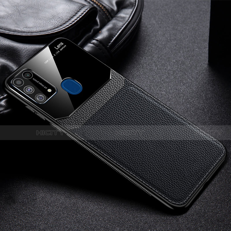 Custodia Silicone Ultra Sottile Morbida 360 Gradi Cover per Samsung Galaxy M21s Nero
