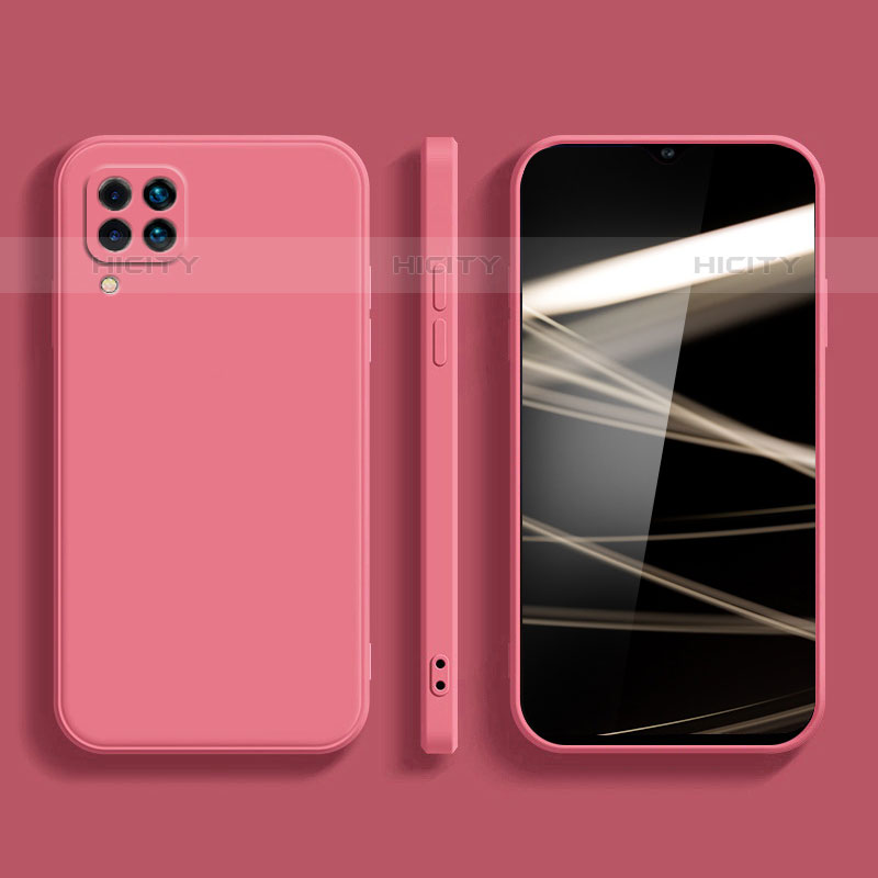 Custodia Silicone Ultra Sottile Morbida 360 Gradi Cover per Samsung Galaxy M22 4G Rosa Caldo