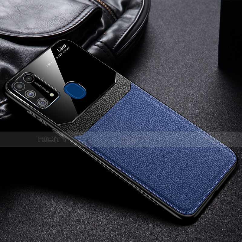 Custodia Silicone Ultra Sottile Morbida 360 Gradi Cover per Samsung Galaxy M31 Blu