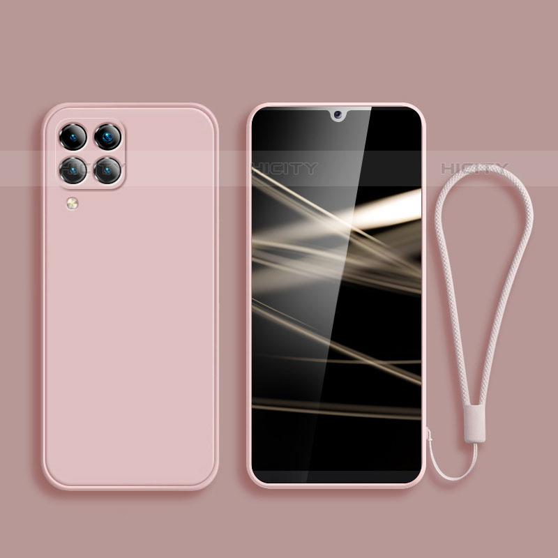 Custodia Silicone Ultra Sottile Morbida 360 Gradi Cover per Samsung Galaxy M42 5G Rosa